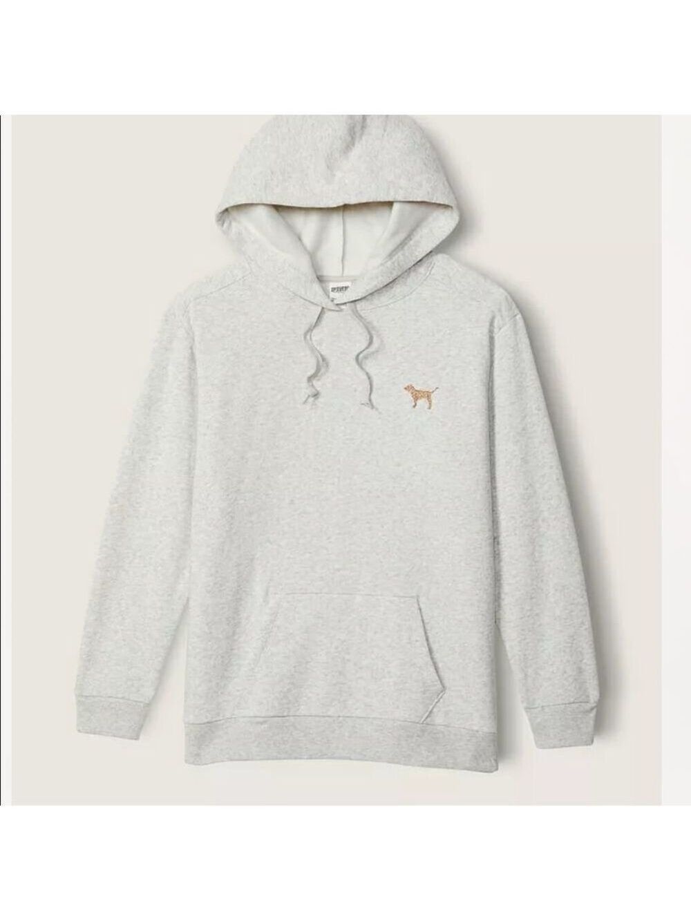 PINK GLITTER SIGNATURE DOG 
EVERYDAY LOUNGE CAMPUS PULLOVER SIZE XL